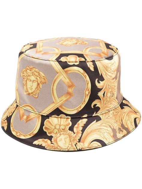 versace bucket hat rainbow|farfetch Versace hat.